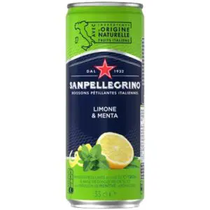 S.PELLEGRINO® Sparkling Water Limone e Menta Pack 6 CAN 33cl