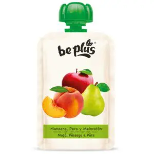 BEPLUS Bolsita de Manzana, Pera y Melocotón 100g BEPLUS Bolsita de Manzana, Pera y Melocotón 100g