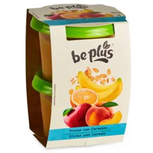 BEPLUS Tarritos de Fruta con Cereales 2x 200g BEPLUS Tarritos de Fruta con Cereales 2x 200g