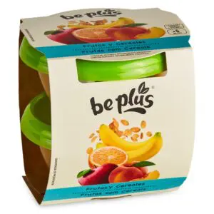 BEPLUS Tarritos de Frutas con Cereales 2x 130g BEPLUS Tarritos de Frutas con Cereales 2x 130g