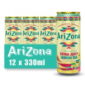 ARIZONA® Extra Juicy Lemon Tea 12x33cl can