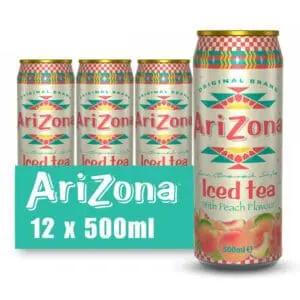 ARIZONA® Peach Iced Tea 12x50cl can