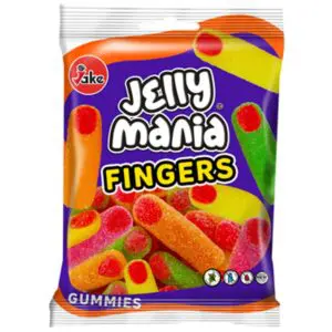 JELLY MANIA® Sour Fingers 100g 8412147570544 JELLY MANIA® Sour Fingers 100g 8412147570544
