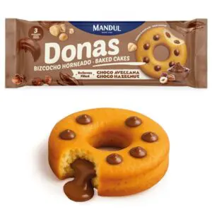 MANDUL® Donas Filled Choco Hazelnut Cream 180g