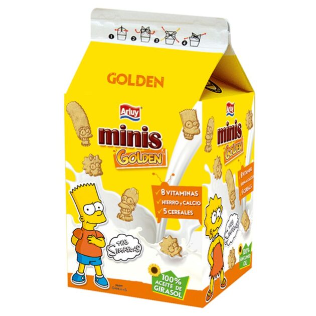 ARLUY® The Simpsons Golden Mini Biscuits Brick 135g