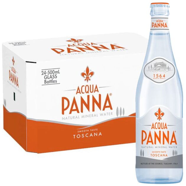 12180801 ACQUA PANNA® Mineral Water 500ml Glass Bottle