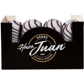 HNOS JUAN® Chocolate covered Zebra Doughnut 4x45g 180g