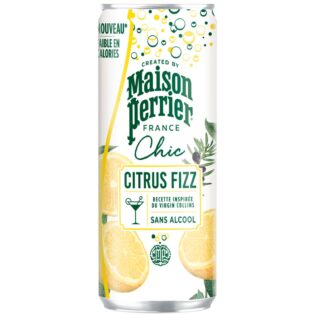 8445291046023 MAISON PERRIER® Chic Citrus Fizz 4×25cl Can Pack