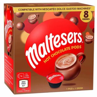 5060402907104 Maltesers® Hot Chocolate Pods 8x17g 136g