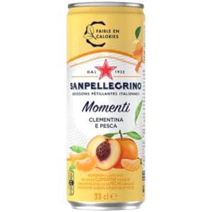 S.PELLEGRINO® Sparkling Momenti Clémentine Pêche Pack 6 CAN 33cl