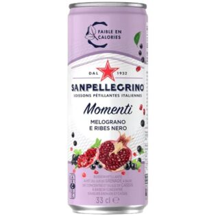 8002270686665 S.PELLEGRINO® Sparkling Momenti Grenade Cassis Pack-6 Can 33cl