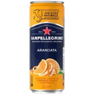 S.PELLEGRINO® Sparkling Water Aranciata Pack 6 CAN 33cl