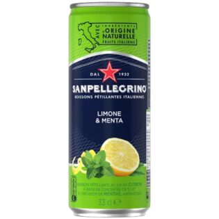 8002270946776 S.PELLEGRINO® Sparkling Water Limone e Menta Pack-6 Can 33cl
