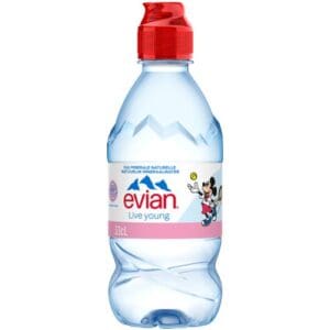 EVIAN® Mineral Water Sport Cup pet 33cl