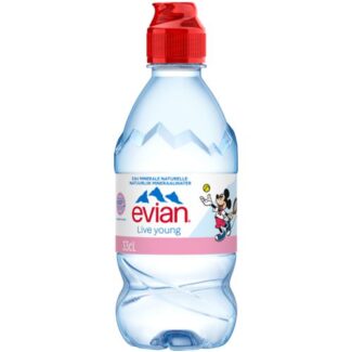 EVIAN® Mineral Water Sport Cup pet 33cl