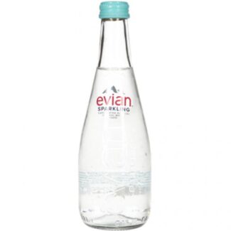 EVIAN® Sparkling Mineral Water glass 33cljpg