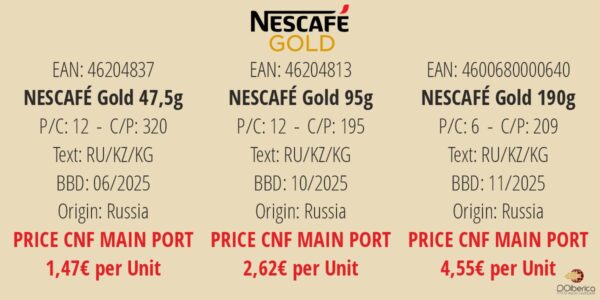 Mailing NESCAFE Gold RU 2