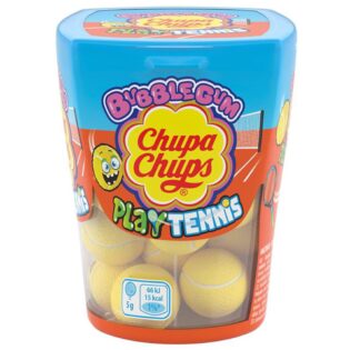 CHUPA CHUPS® Fun Bubblegum Bottles Play Tennis