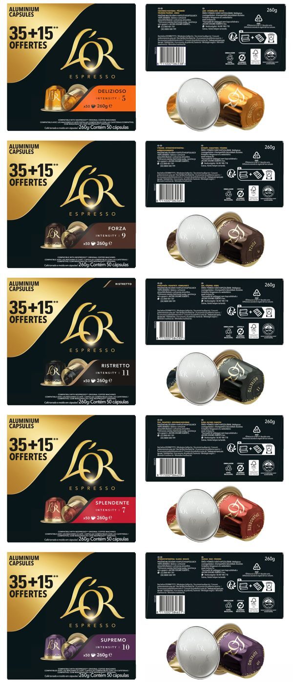 L'OR 50 caps Wallpapper