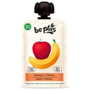 BEPLUS Bolsita de Manzana y Plátano BIO 100g BEPLUS Bolsita de Manzana y Plátano BIO 100g