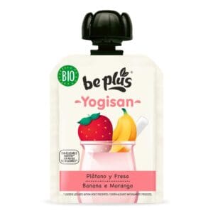 BEPLUS Pouch Yogisan Fresa 0% azúcares Bio 90g BEPLUS Pouch Yogisan Fresa 0% azúcares Bio 90g