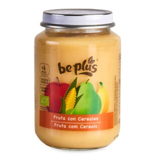 BEPLUS Tarrito BIO de Fruta con Cereales 200g
