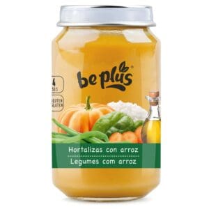BEPLUS Tarrito hortalizas con arroz 250g