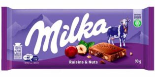 Milka® Raisins & Nuts 90g1