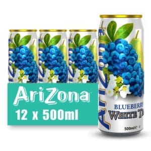 ARIZONA® Blueberry White Tea 12x50cl can