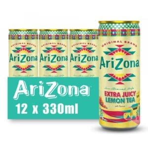 ARIZONA® Extra Juicy Lemon Tea 12x33cl can