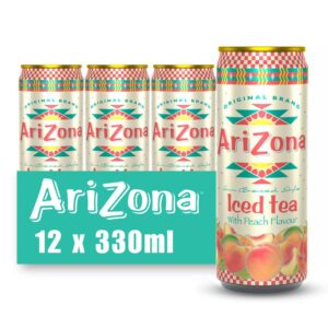 ARIZONA® Peach Iced Tea 12x33cl can