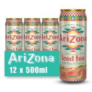 ARIZONA® Peach Iced Tea 12x50cl can