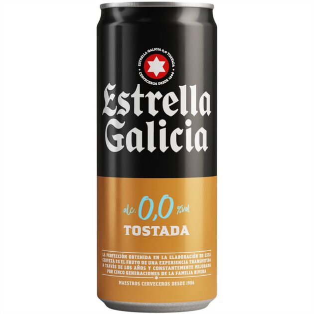 ESTRELLA GALICIA® 0,0 Tostada 33cl Can