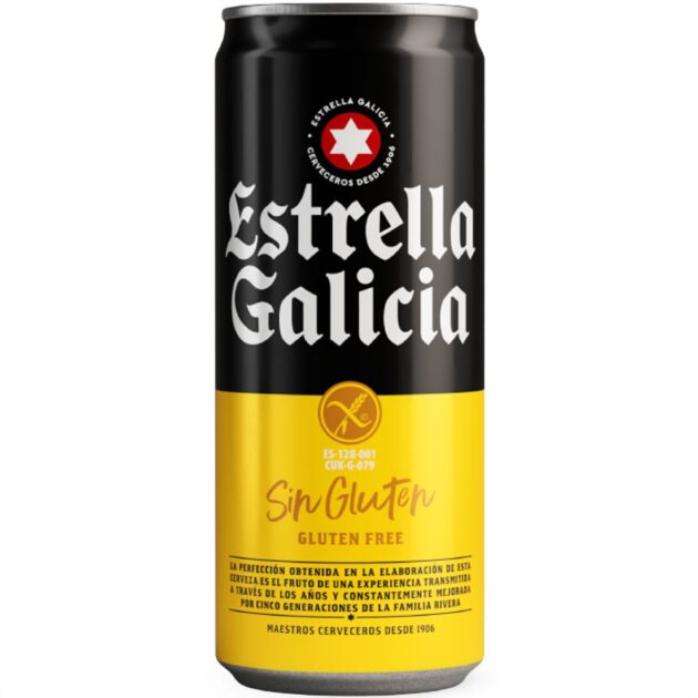 ESTRELLA GALICIA® Gluten Free 33cl Can