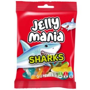 JELLY MANIA® Sharks 100g 8412147029066