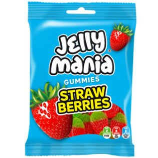 JELLY MANIA® Sour Strawberries 100g 8412147570124