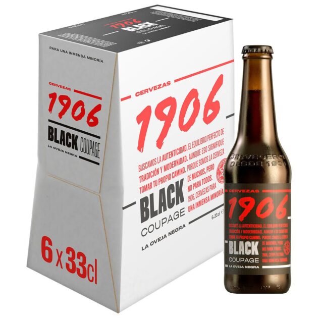 1906® Black Coupage 33cl Glass Bottle (4x6 pack)