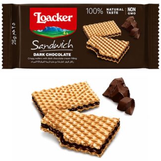LOACKER® Wafer Sandwich Dark Chocolate 25g