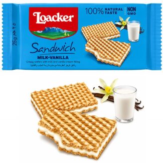 LOACKER® Wafer Sandwich Milk Vanilla 25g