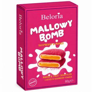 BELORIA® Mallowy Bomb Raspberry & Mango 60g